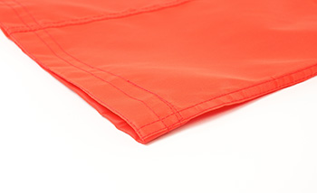 orange windsock close up